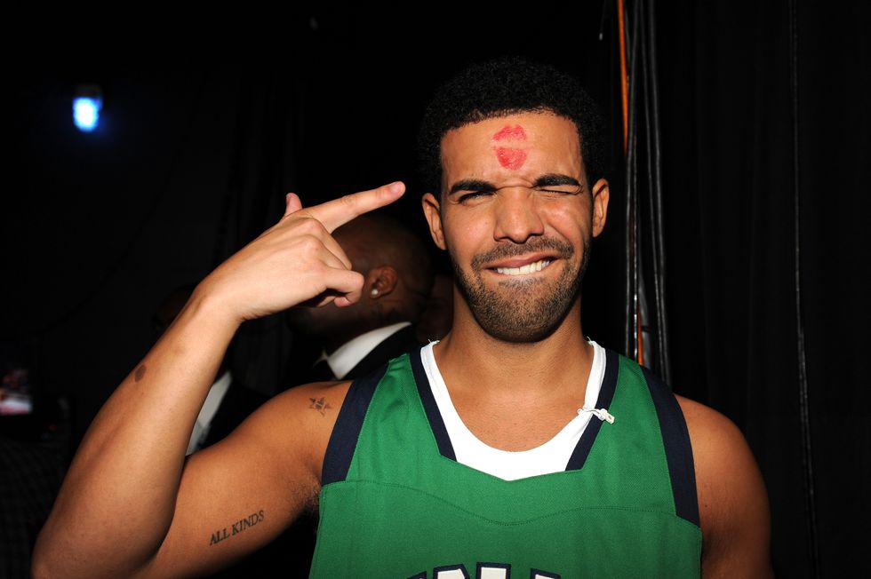Drake kiss on forehead | ELLE UK