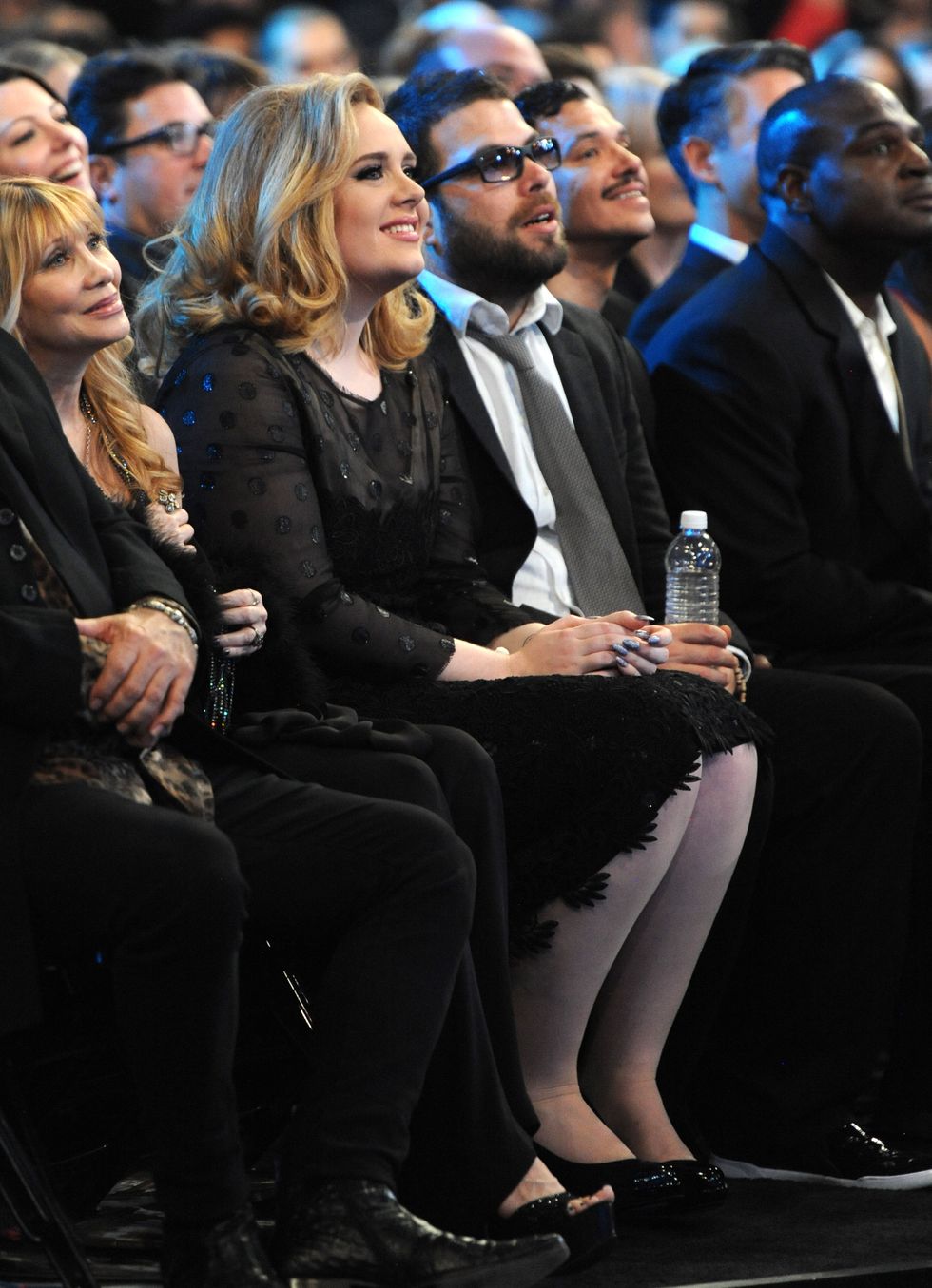 Adele and Simon Konecki at awards ceremony | ELLE UK