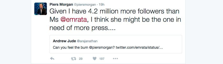 Piers Morgan Tweets