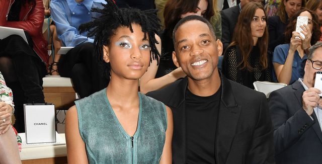 Willow Smith and Will Smith at Chanel Haute Couture show july 2016
