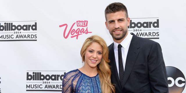 Shakira and Gerard Pique at the 2014 Billboard Music Awards | ELLE UK