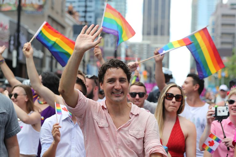 Justin Trudeau Celebrates Gay Pride By Marching In Toronto