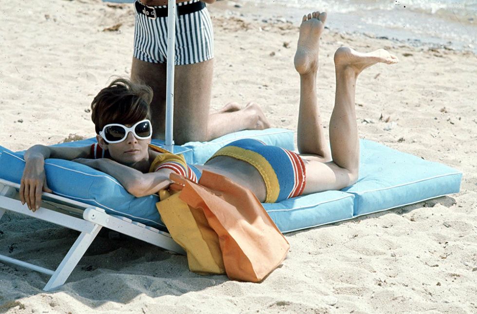 Audrey Hepburn bikini 1966 | ELLE UK