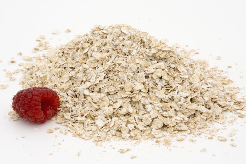 Porridge oats are a natural exfoliant