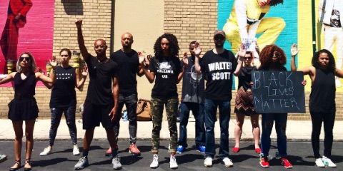Black Lives Matter Protests at New York Fashion Week | ELLE UK