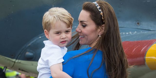 Kate Middleton and Prince George at International Air Military Tattoo