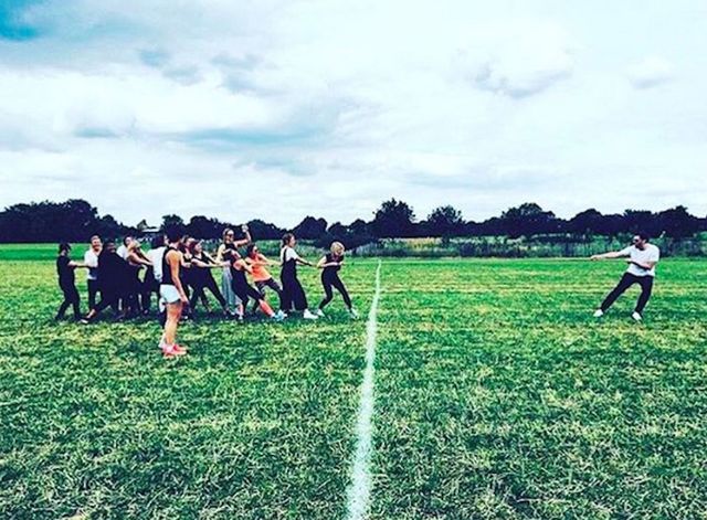 Andrew Barlow takes on the ELLE team on ELLE Fit Fun Day: #SpreadJoy