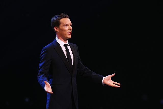 Benedict Cumberbatch reading letter by Tom Hanks