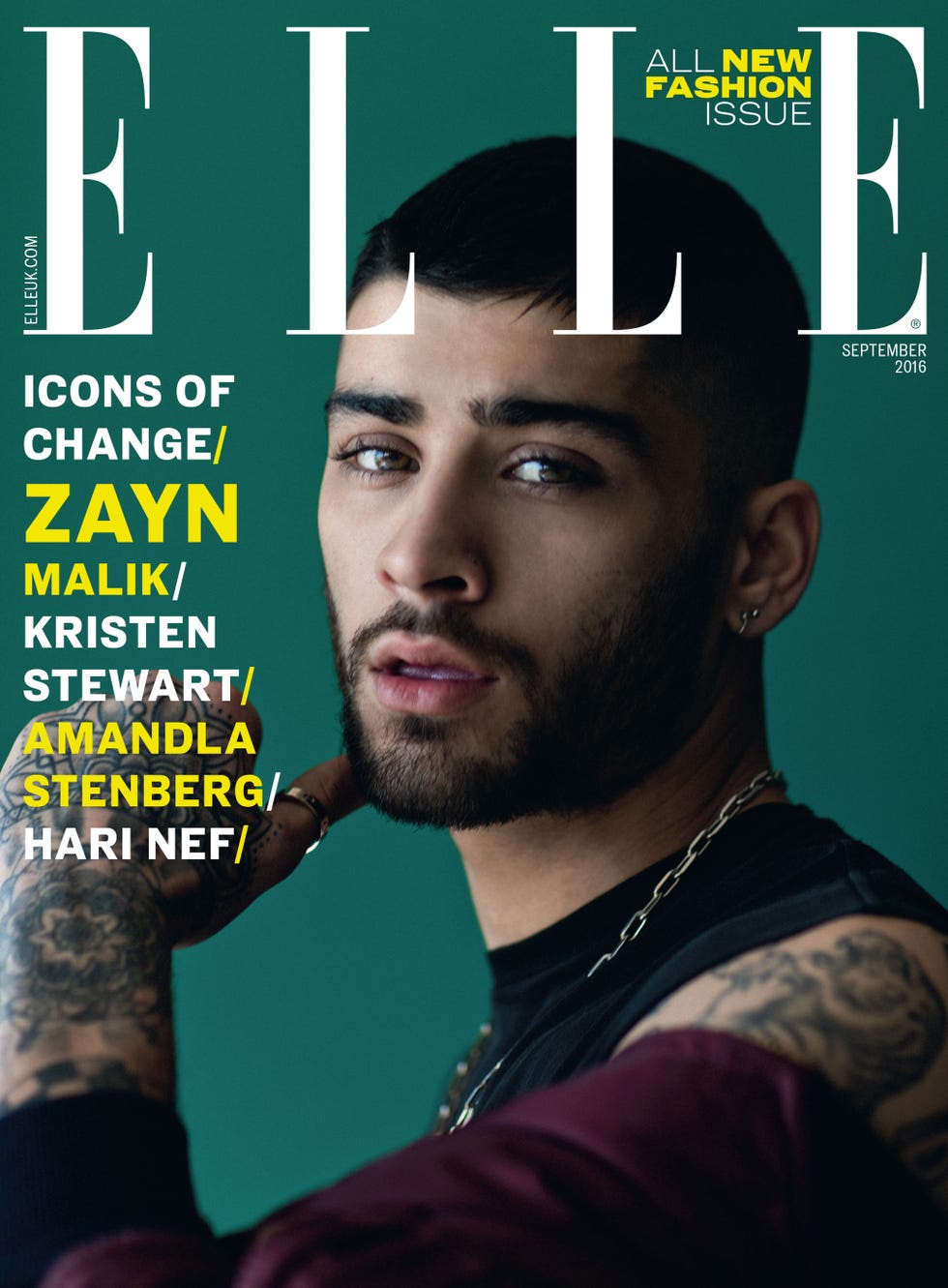 Zayn Main Cover September 2016