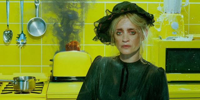 Anne-Marie Duff in Oil photographed by Miles Aldridge