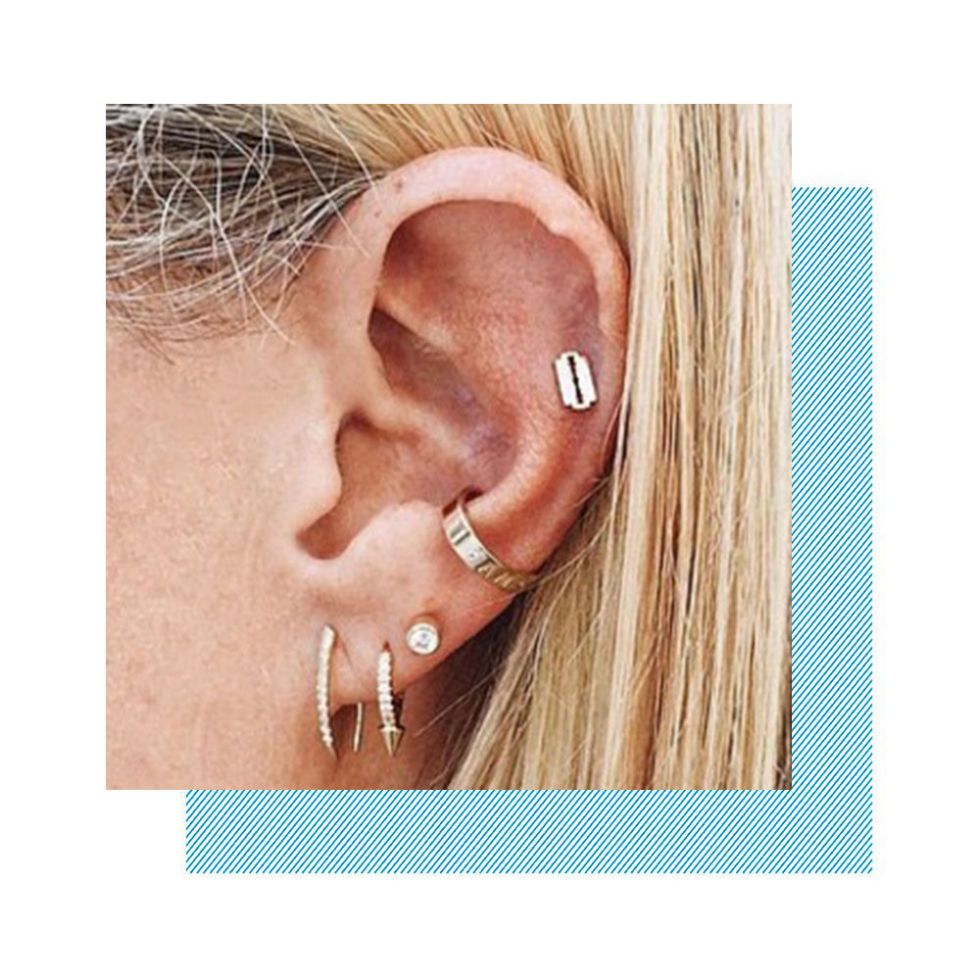 Gwyneth paltrow sale ear piercing