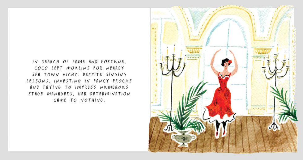 Coco Chanel inside illustration | ELLE UK