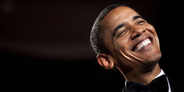 Barack Obama smiling | ELLE UK