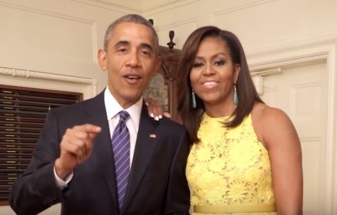 President Obama and Michelle Obama, The White House: Olympics video | ELLE UK