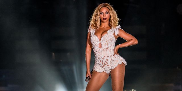 Beyonce at concert | ELLE UK
