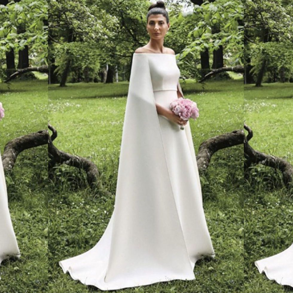 The Bride Wore Custom Valentino for Her Picturesque Wedding at