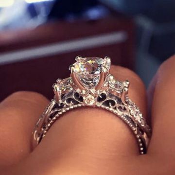 Most popular engagement ring on Pinterest | ELLE UK
