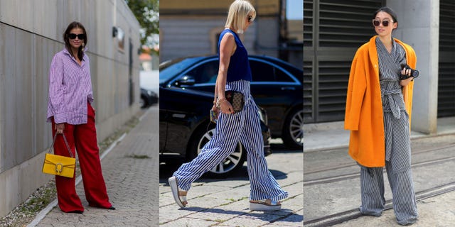 Pyjama Stripe Street Style Gallery