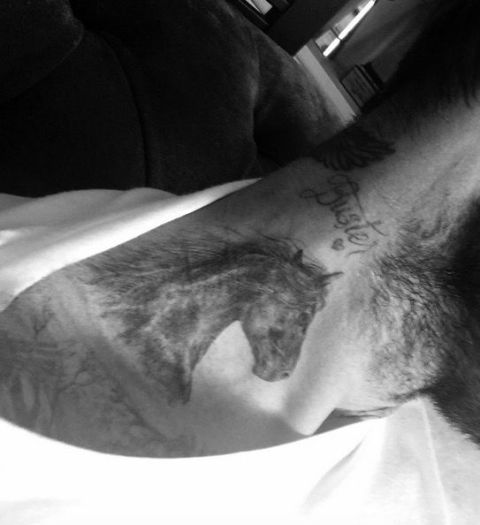 David Beckham's New Tattoo | ELLE UK