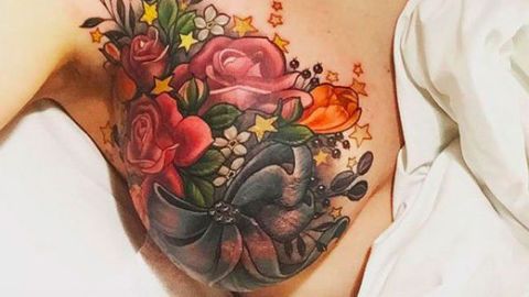 Brave Cancer Survivor Frees The Nipple With Breast Tattoo
