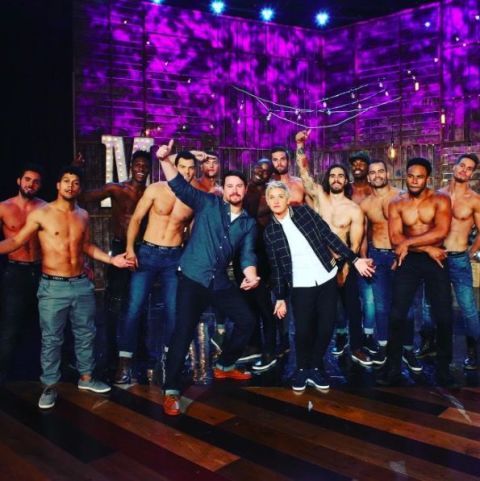 Channing Tatum on The Ellen Show, August 2016