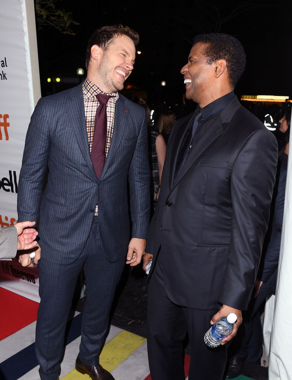 Chris Pratt and Denzel Washington | ELLE UK