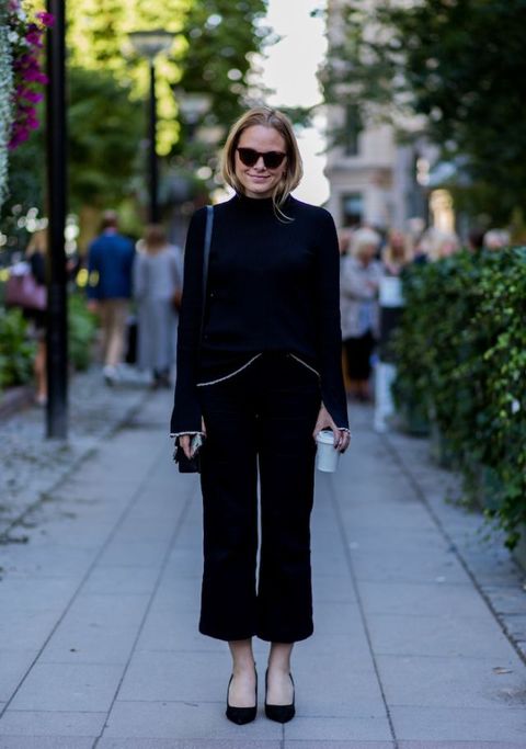 How To Wear Head-To-Toe Black