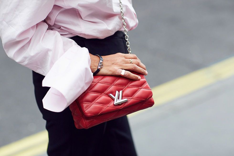 Louis Vuitton Go-14 Mini in Red