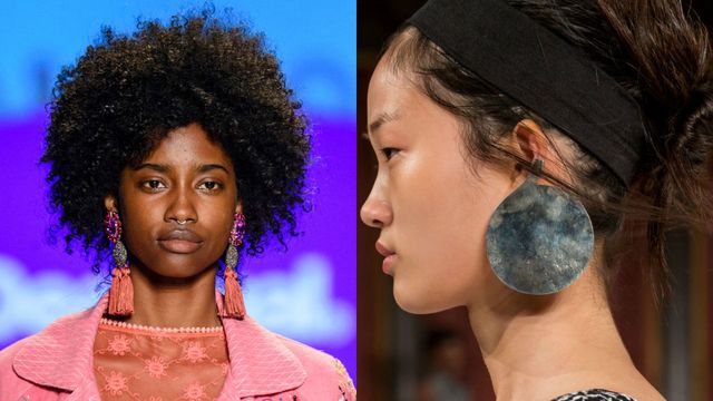 Earrings at New York Fashion Week SS17