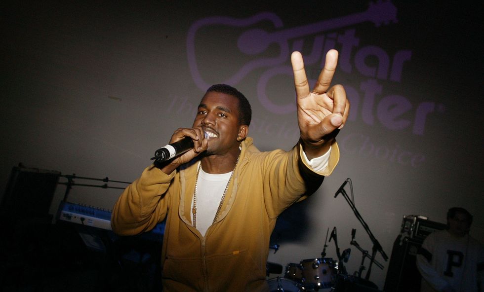 Kanye West throwback DJ'ing | ELLE UK