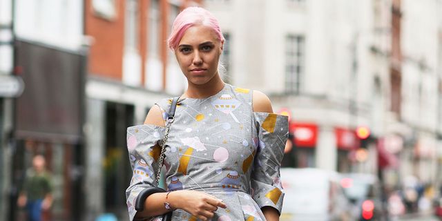 Amber Le Bon street style London Fashion Week SS17