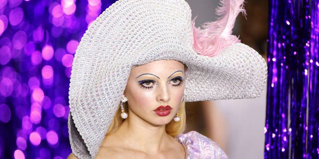 Beauty from Ryan Lo London Fashion Week SS17 show