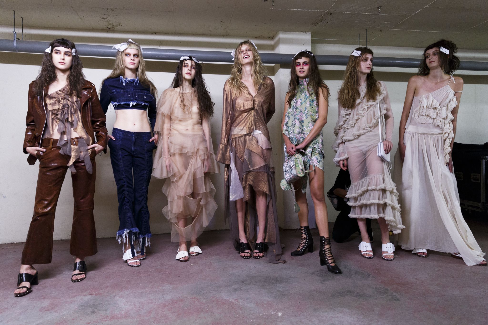 Marques Almeida has chosen the theme 'friendship' for their London Fashion Week show