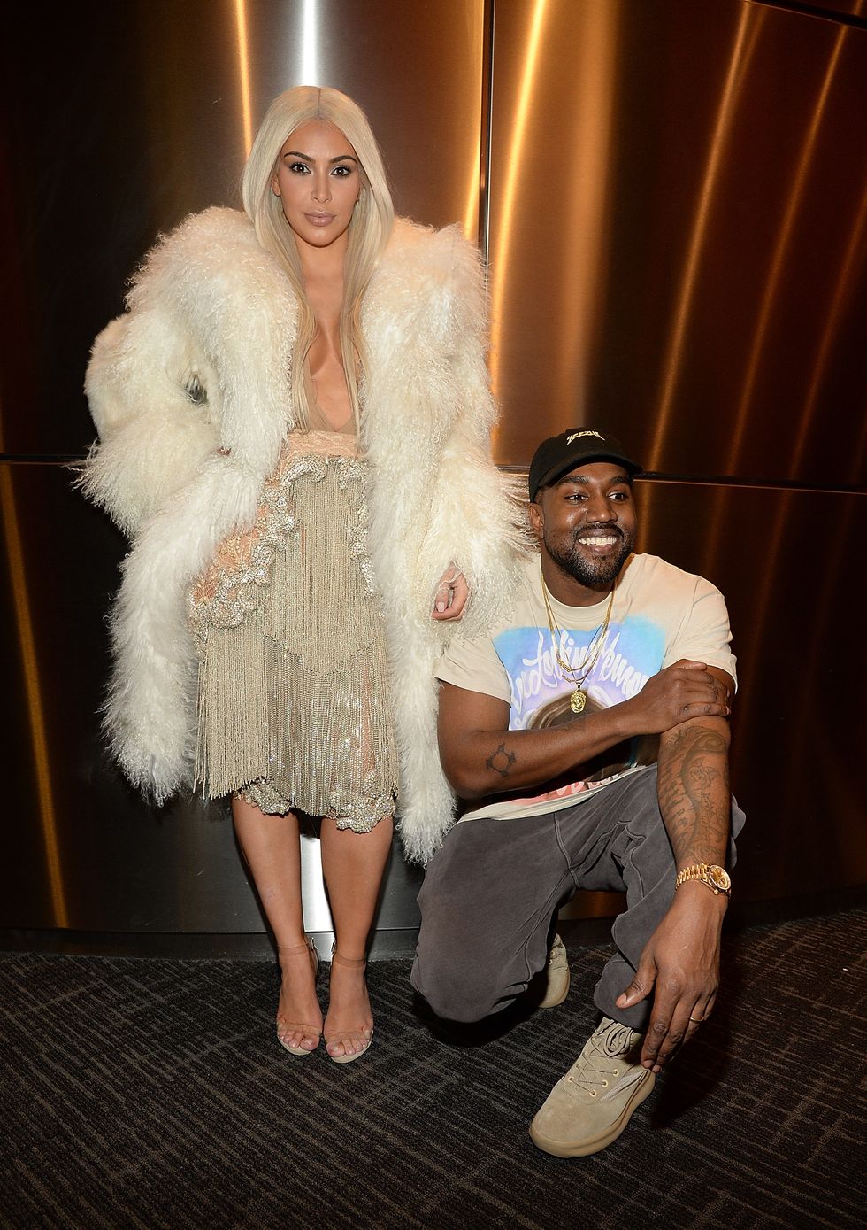 Kim Kardashian and Kanye West | ELLE UK