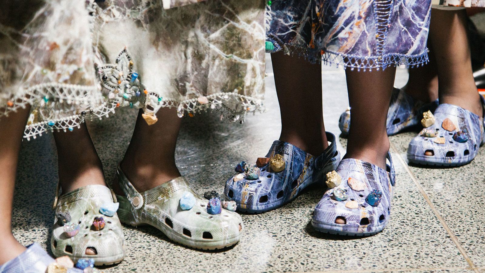 Christopher Kane s Crystal Embellished Crocs Would You Wear Them