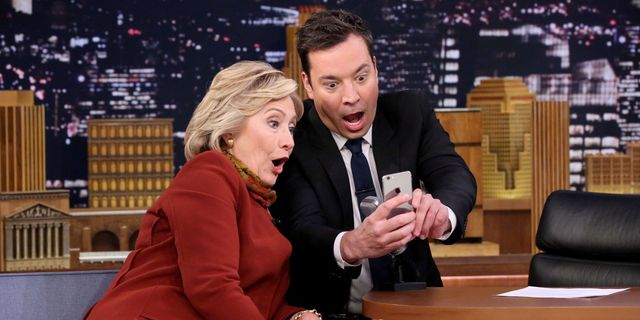 Hillary Clinton on Snapchat with Jimmy Fallon | ELLE UK