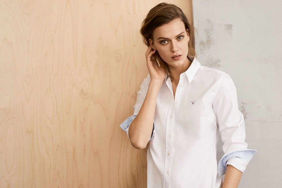 Classic white shirt outlet womens fashion