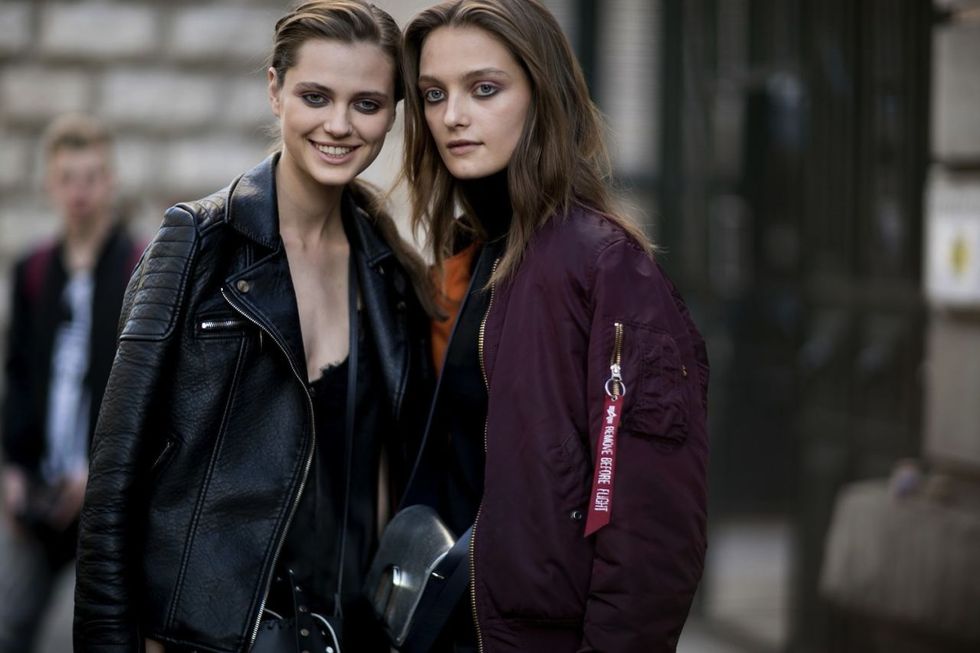Paris Fashion Week SS17: Models Off Duty | ELLE UK