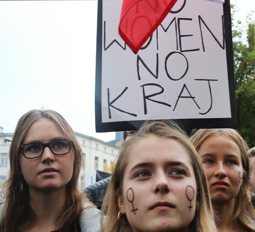 Women protest in Poland | ELLE UK