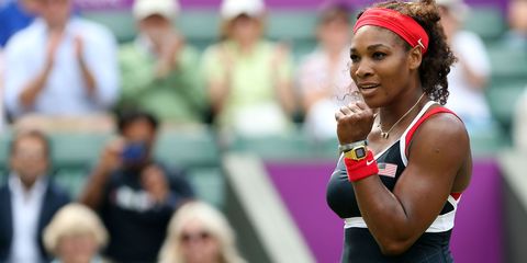 Serena Williams in tennis match | ELLE UK