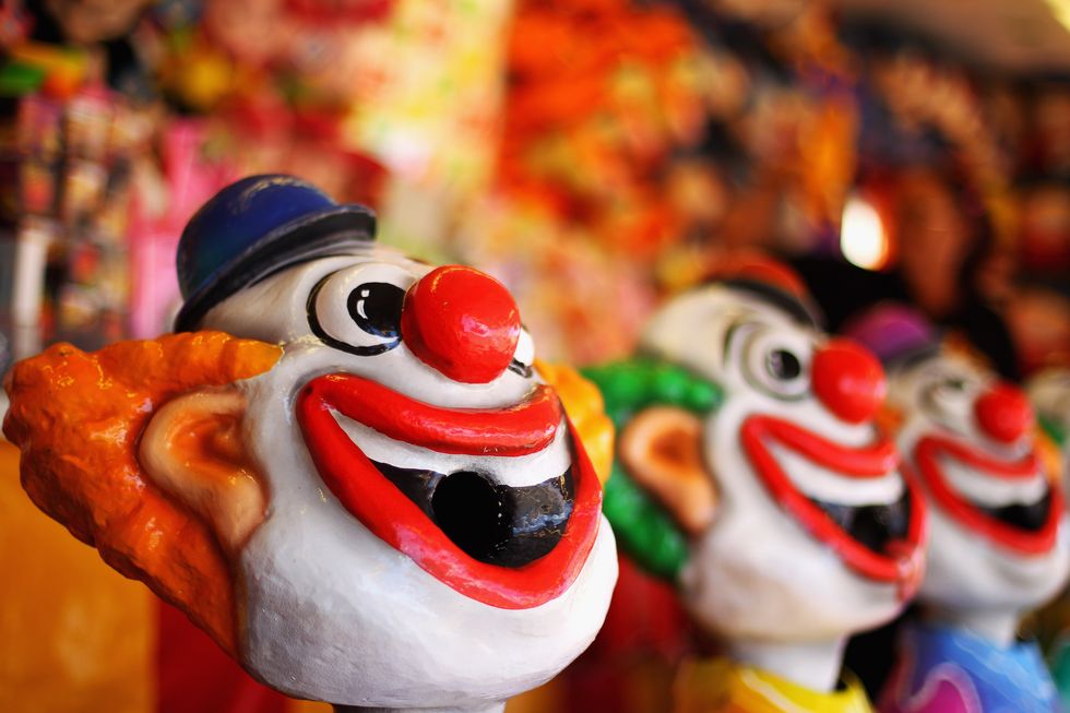 clown masks | ELLE UK