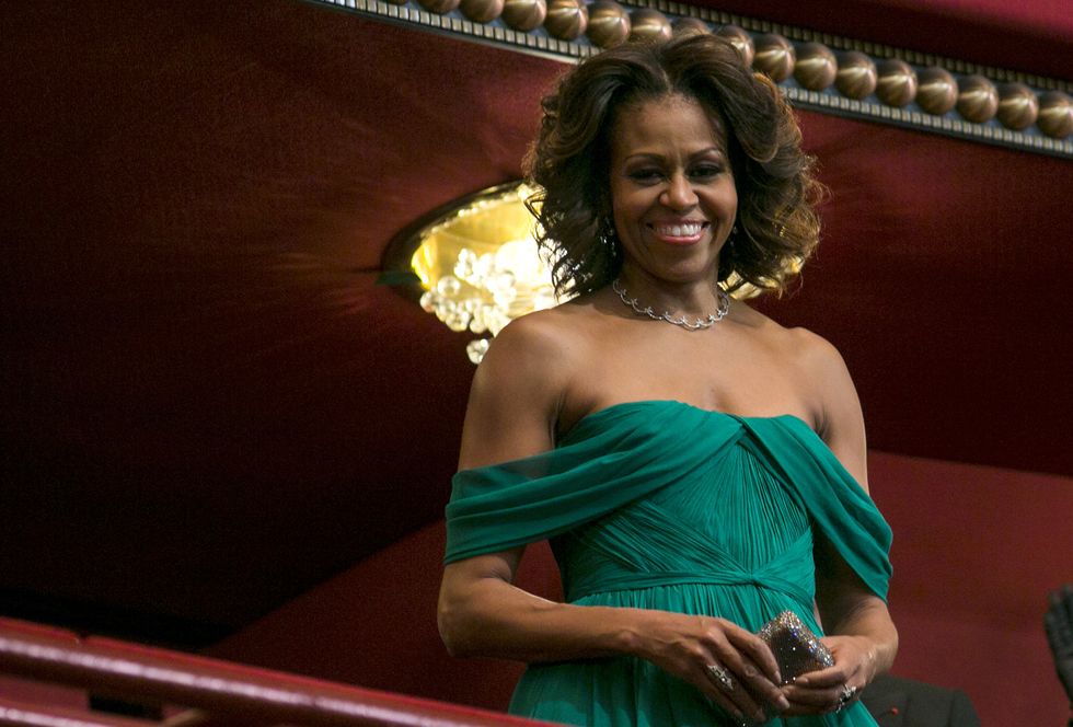 Michelle Obama gave an empowering speech to London school girls