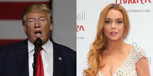 Donald Trump, Lindsay Lohan