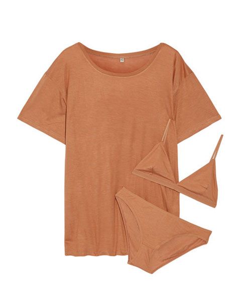 Product, Sleeve, Orange, Peach, Carmine, Neck, Tan, Active shirt, Top, 