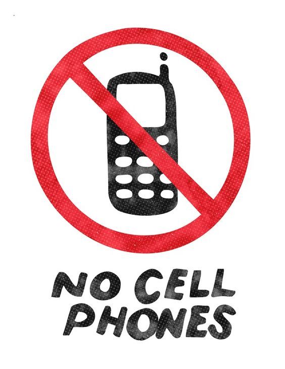 No Phones allowes