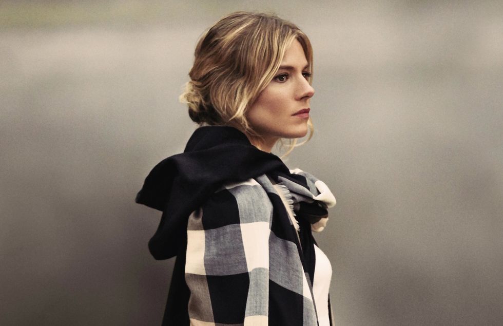 Sienna Miller in the Burberry 2016 Christmas campaign