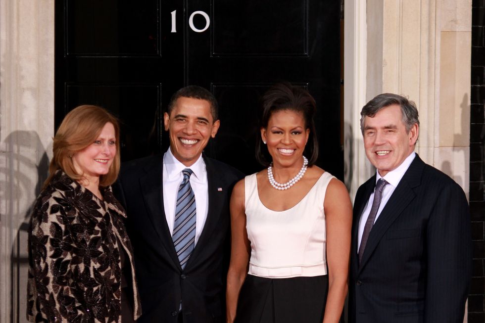 Brown and Obama family | ELLE UK