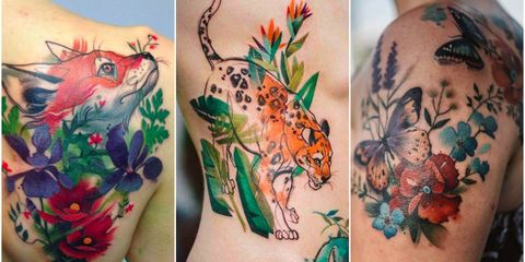 Fairytale Inspired Tattoo Art That Looks Like Water Paintings