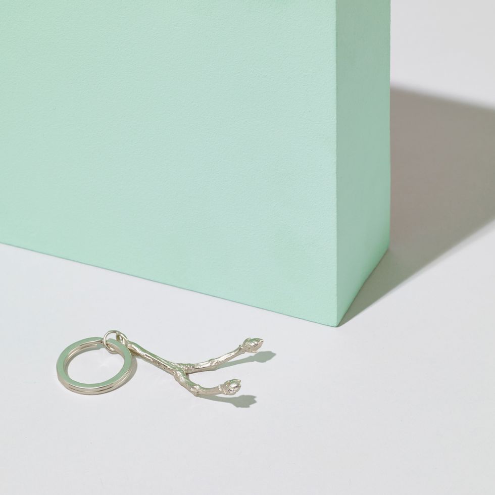 Twig wishbone keyring from Not on the High Street