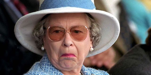 Queen Elizabeth II funny face | ELLE UK